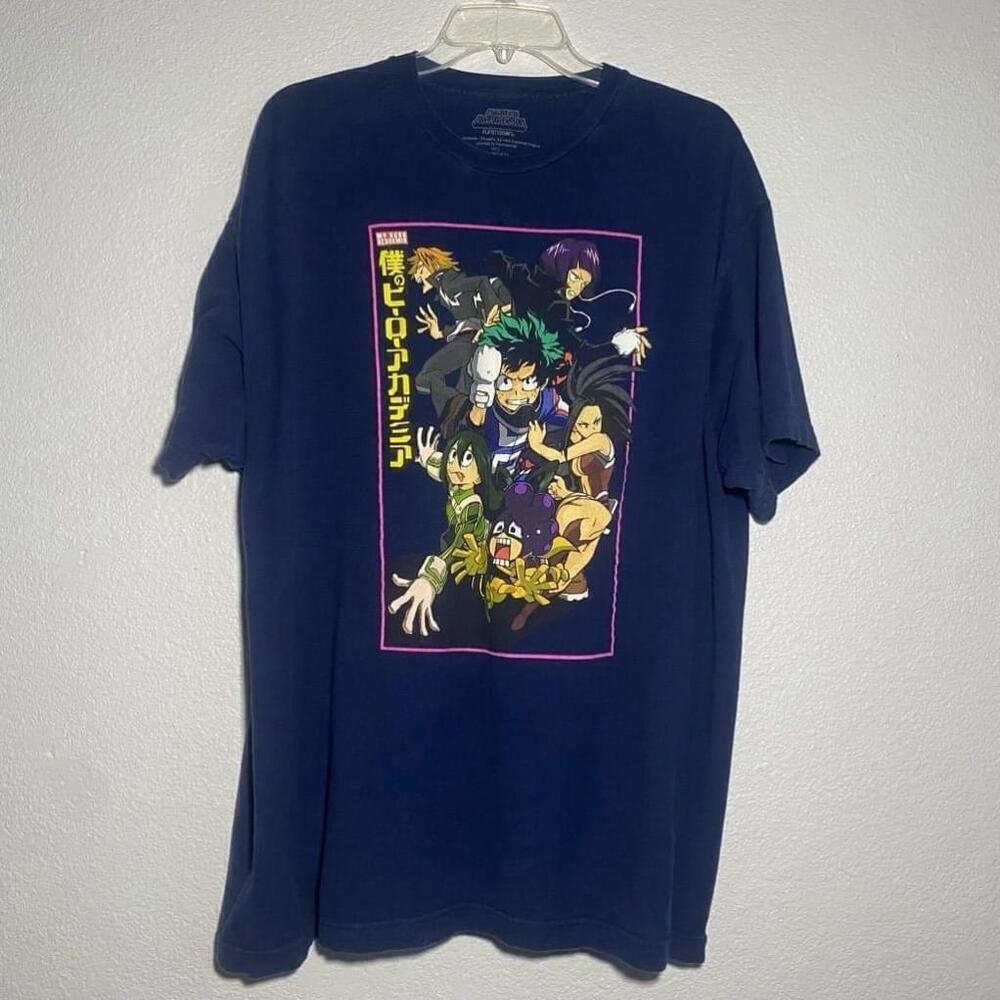My Hero Academia T-Shirt Blue 2XL
